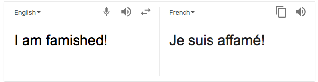 Use Google Translate when you travel to an Anglophone country to improve your level in English