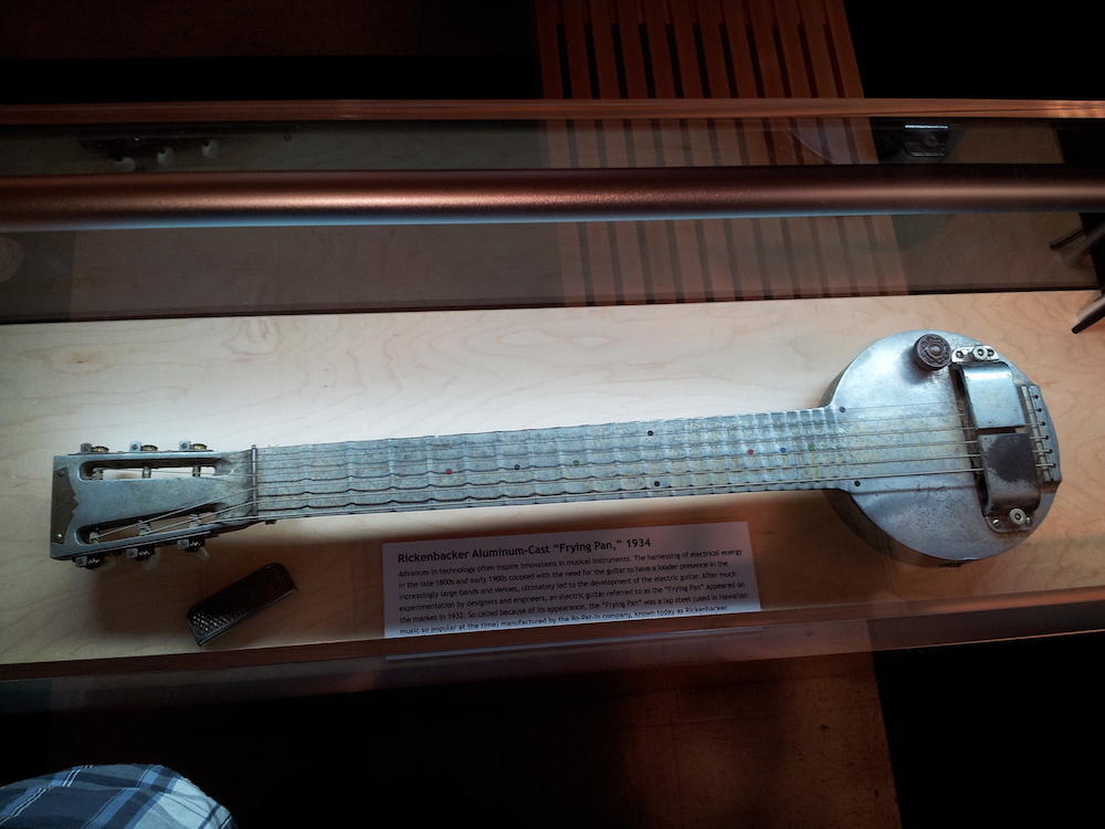 A frying pan guitar - an early type of electric guitar.