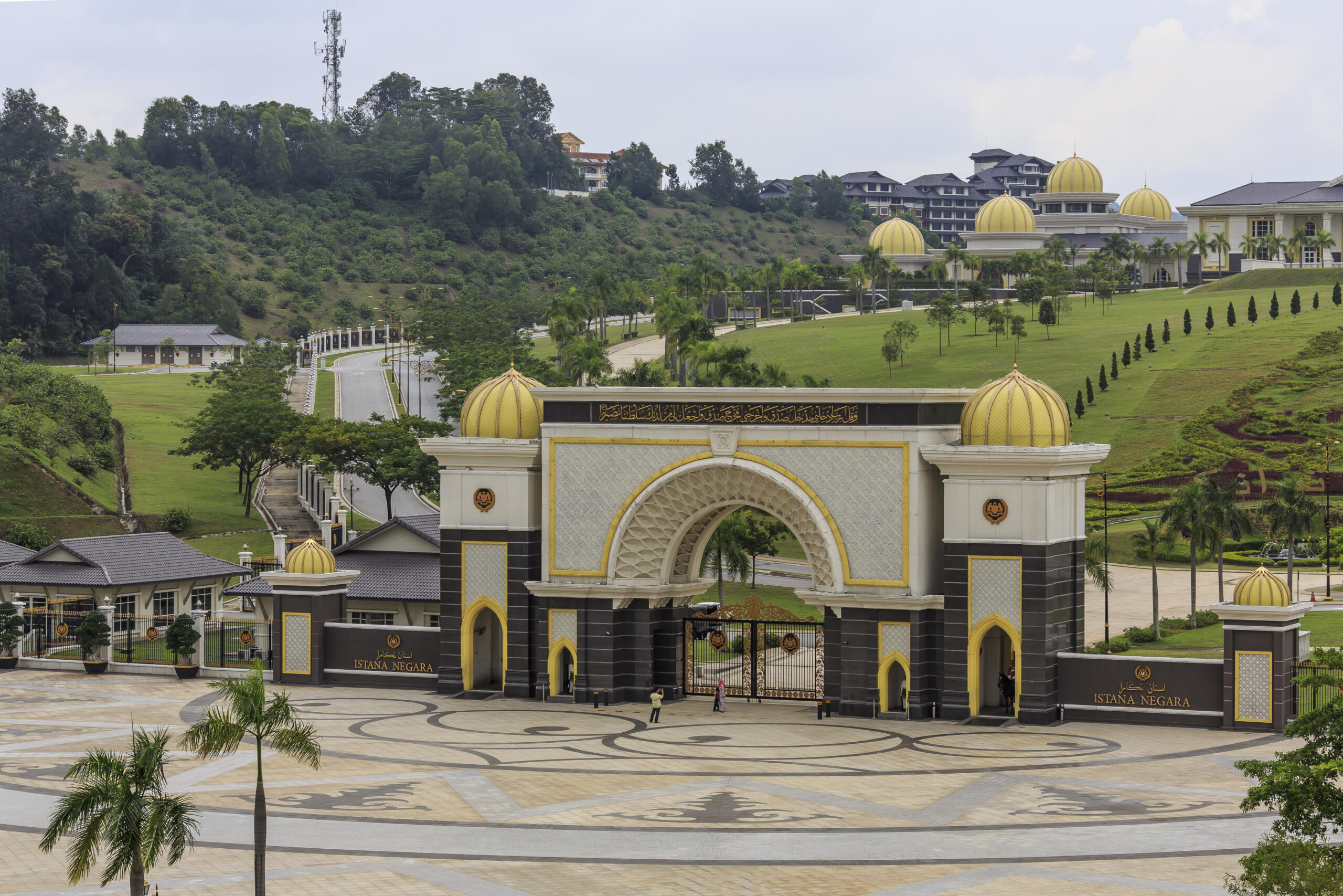 The entrance of Istana Negara, Malaysia.