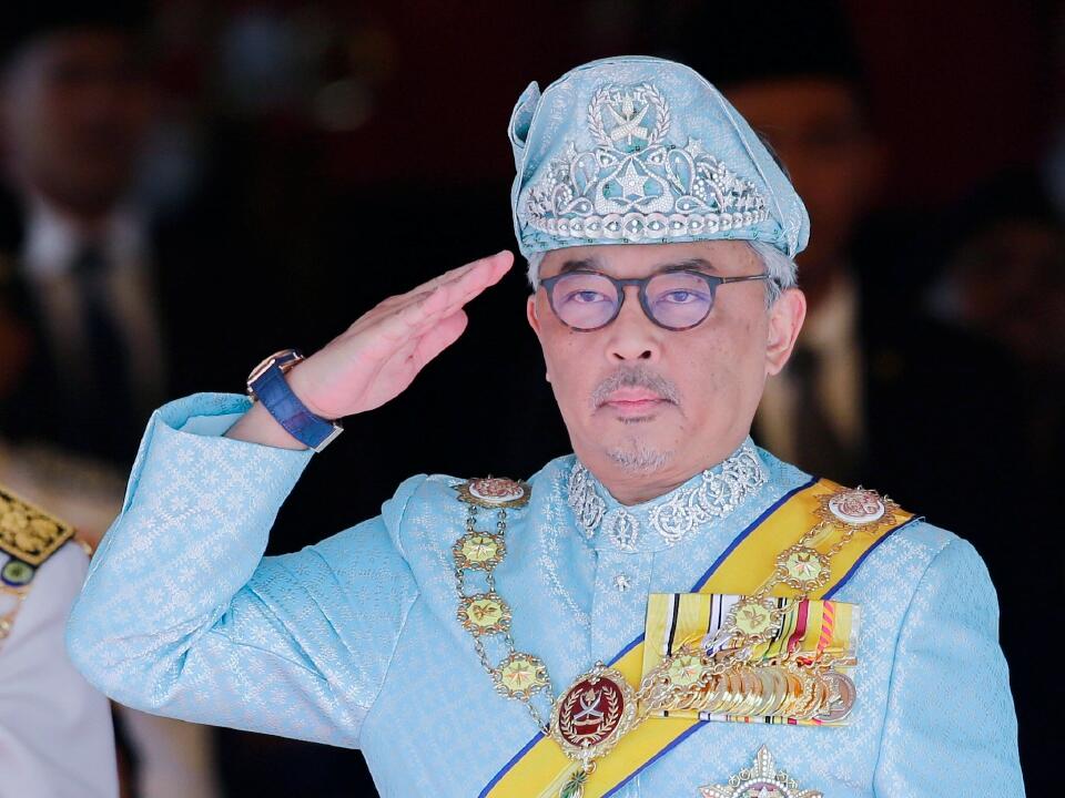 An image of Sultan Abdullah of Pahang.