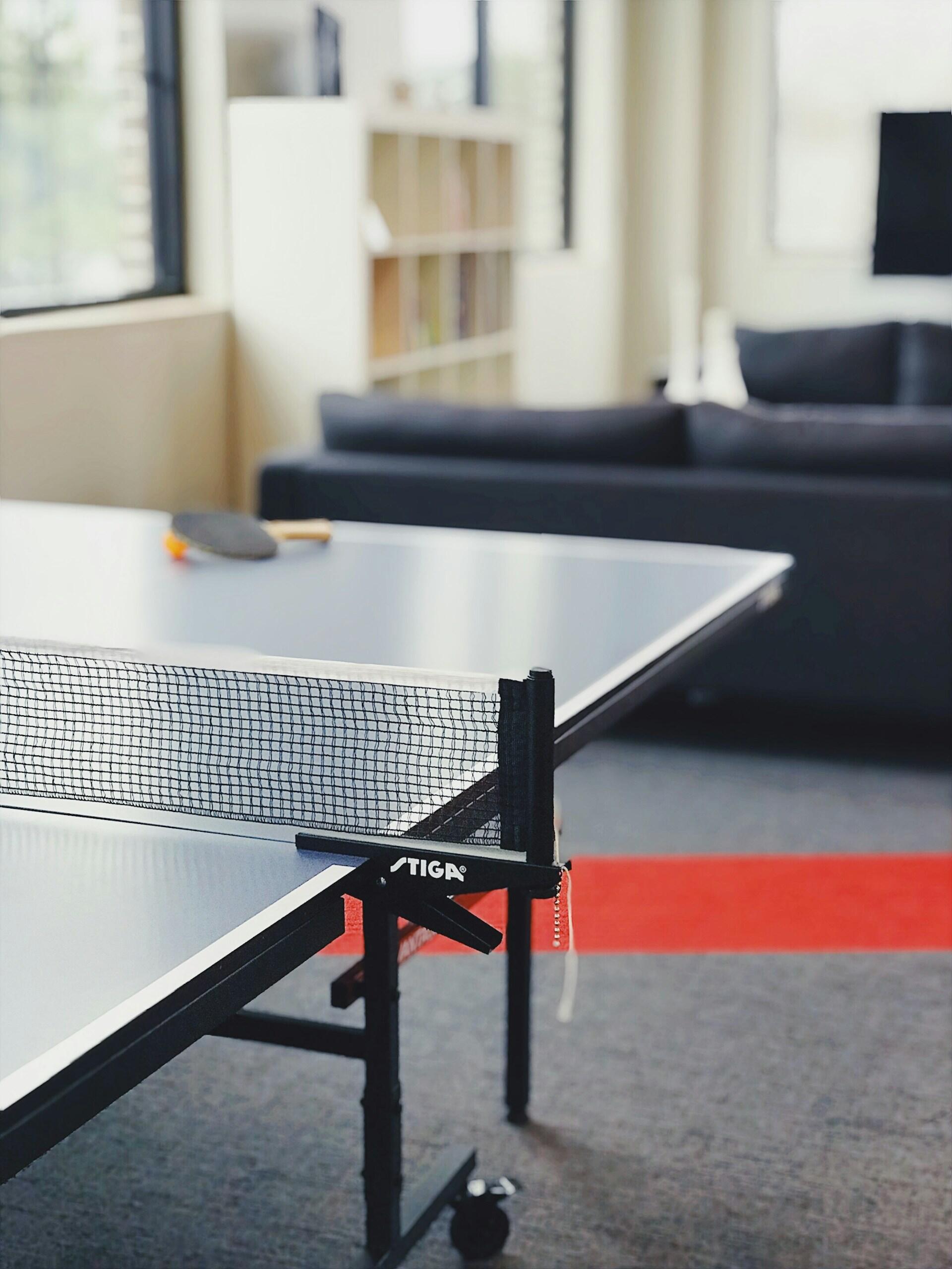 a picture of a tablet tennis table