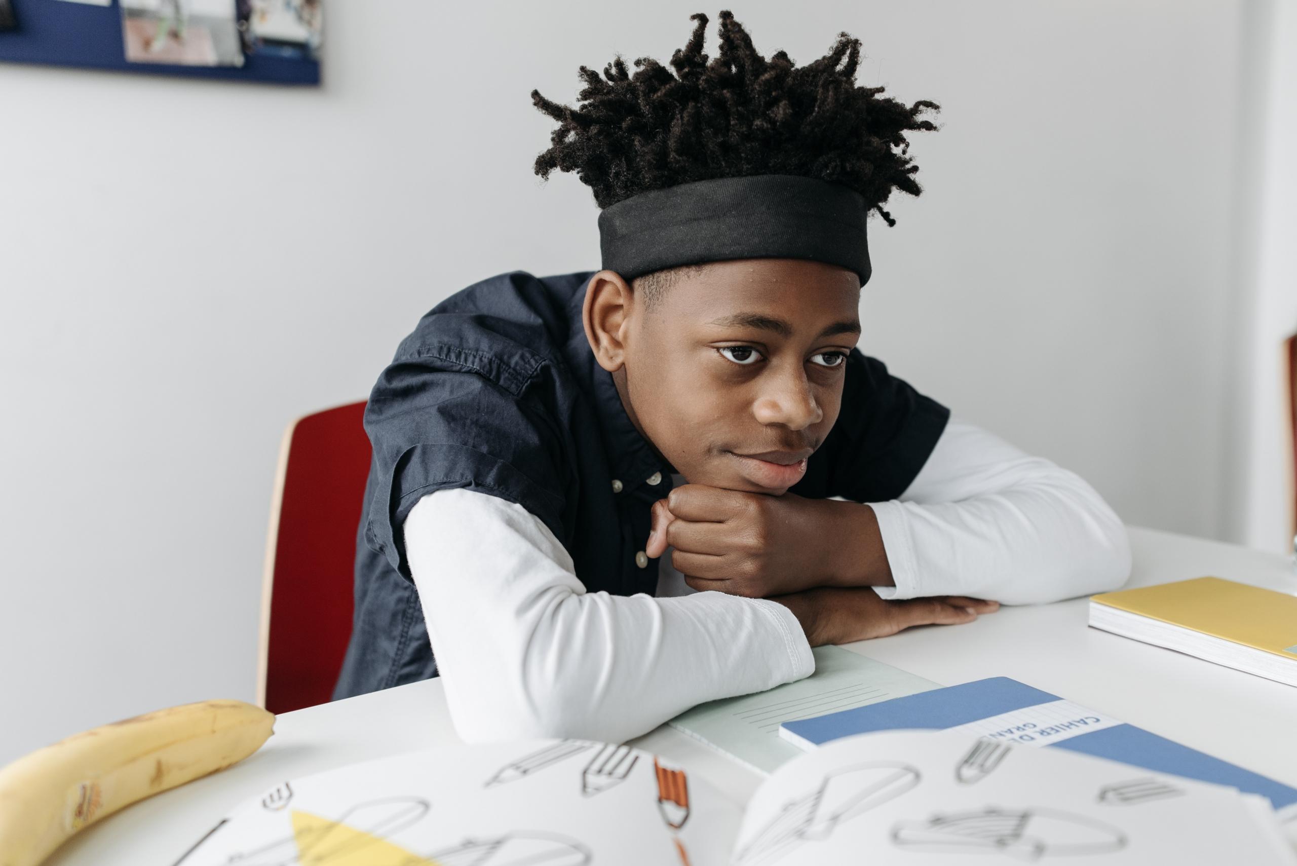 Young black boy