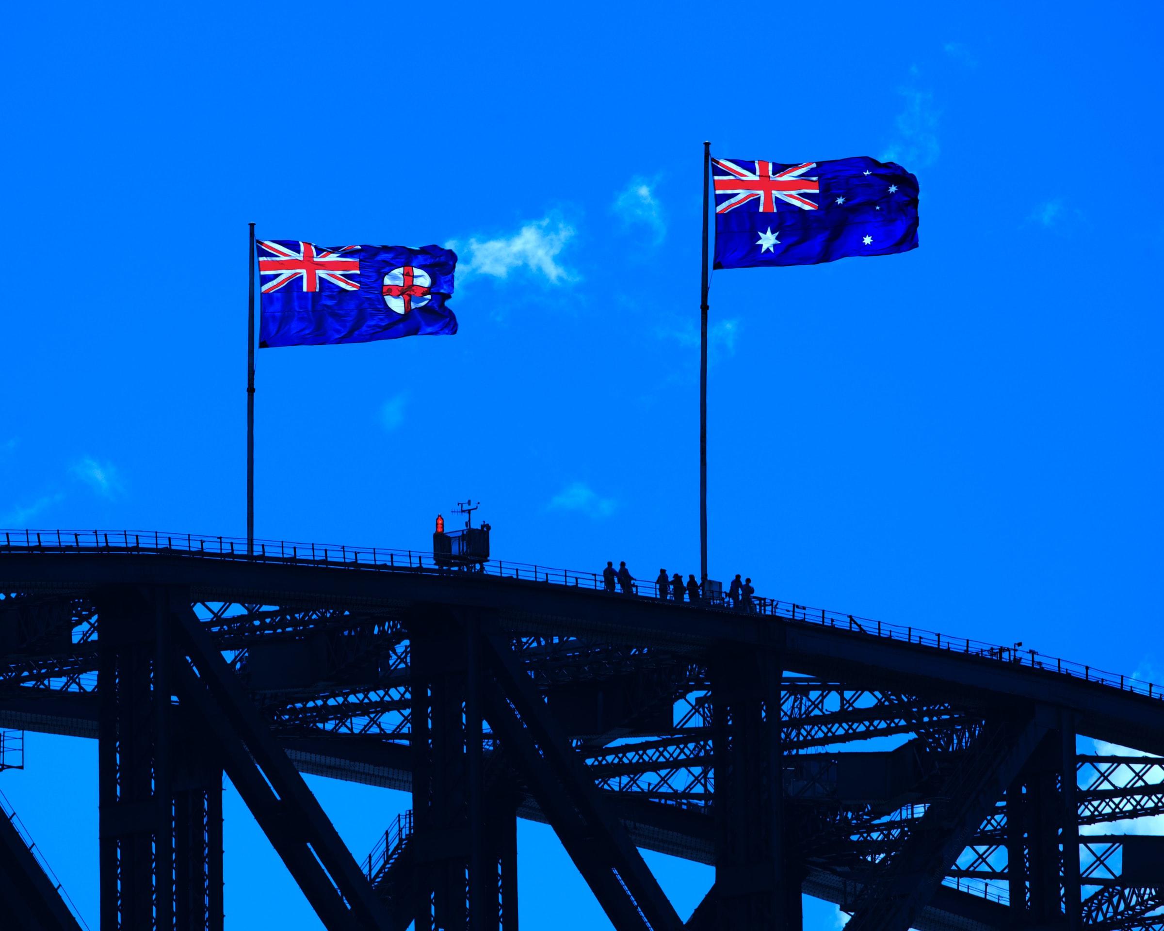 The Australian flag