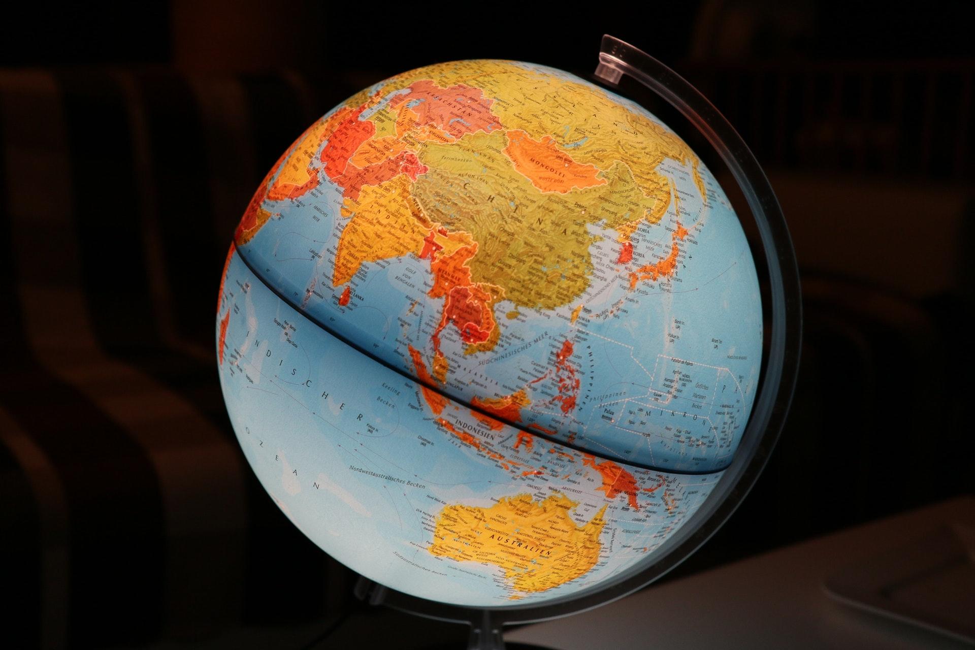 The world map