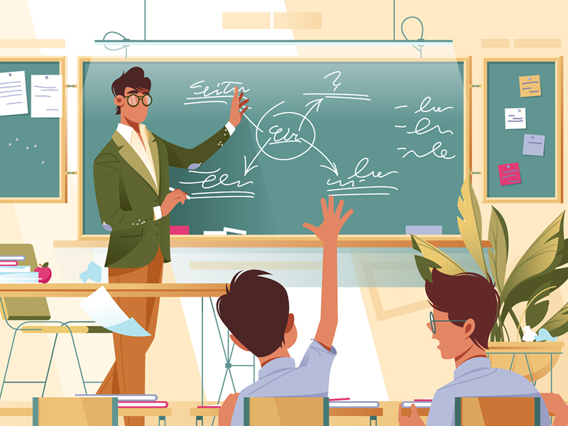 Teaching in class