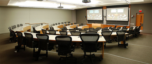 Empty classroom