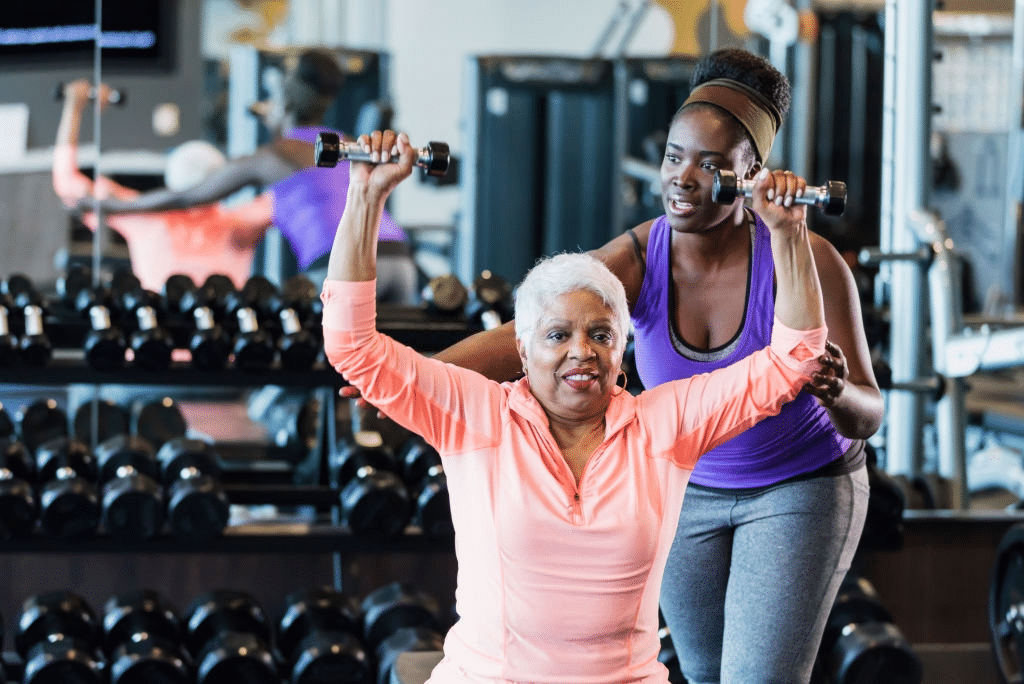 Women training