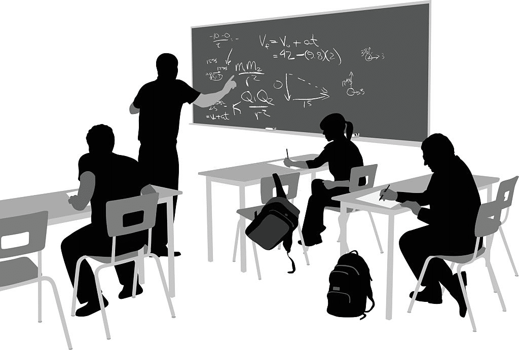Physics class illustration