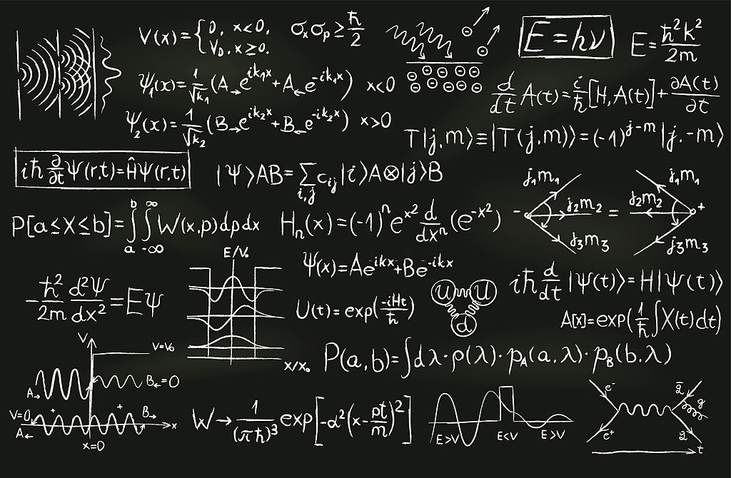 To show readers how a physics equation looks like