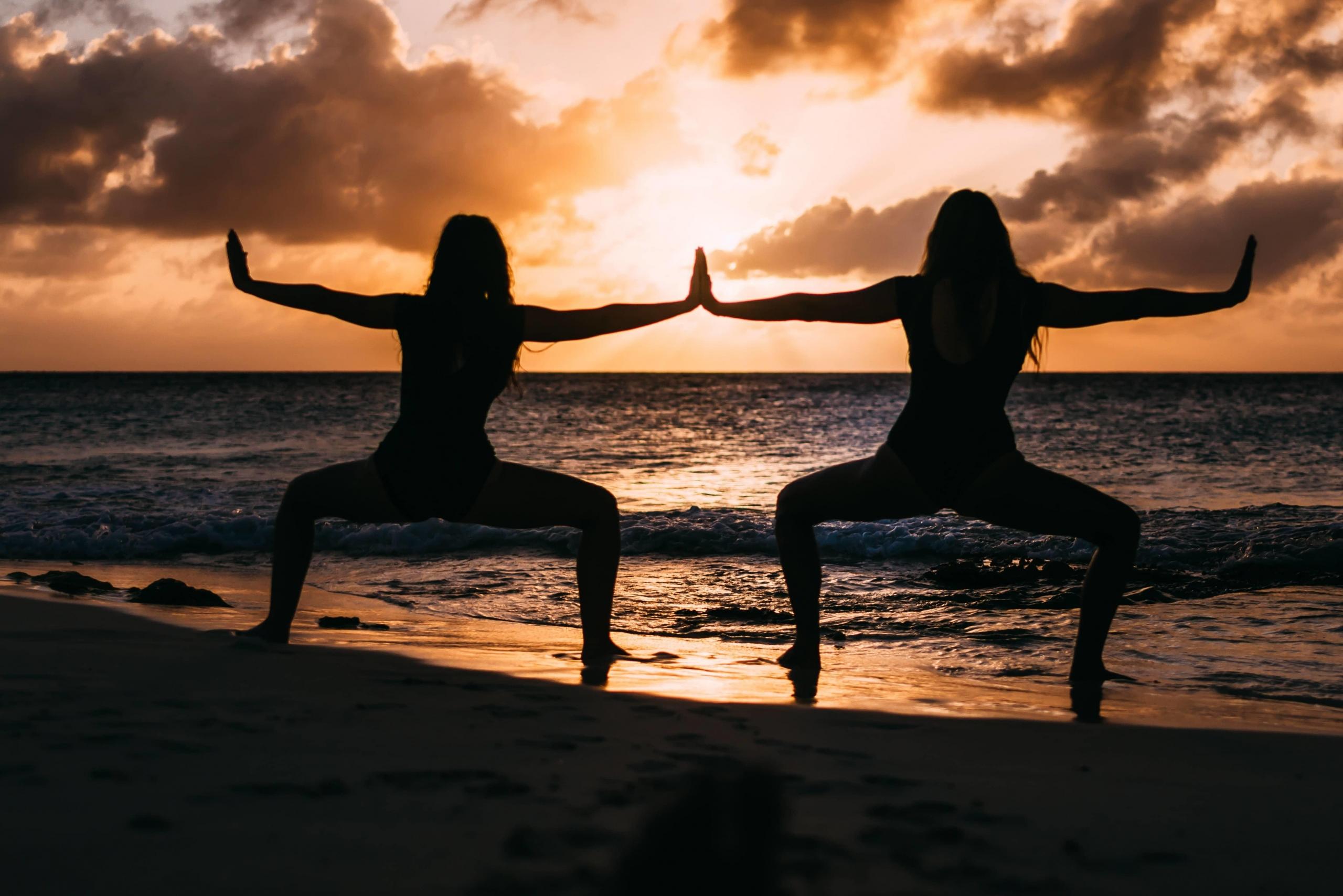 yoga students