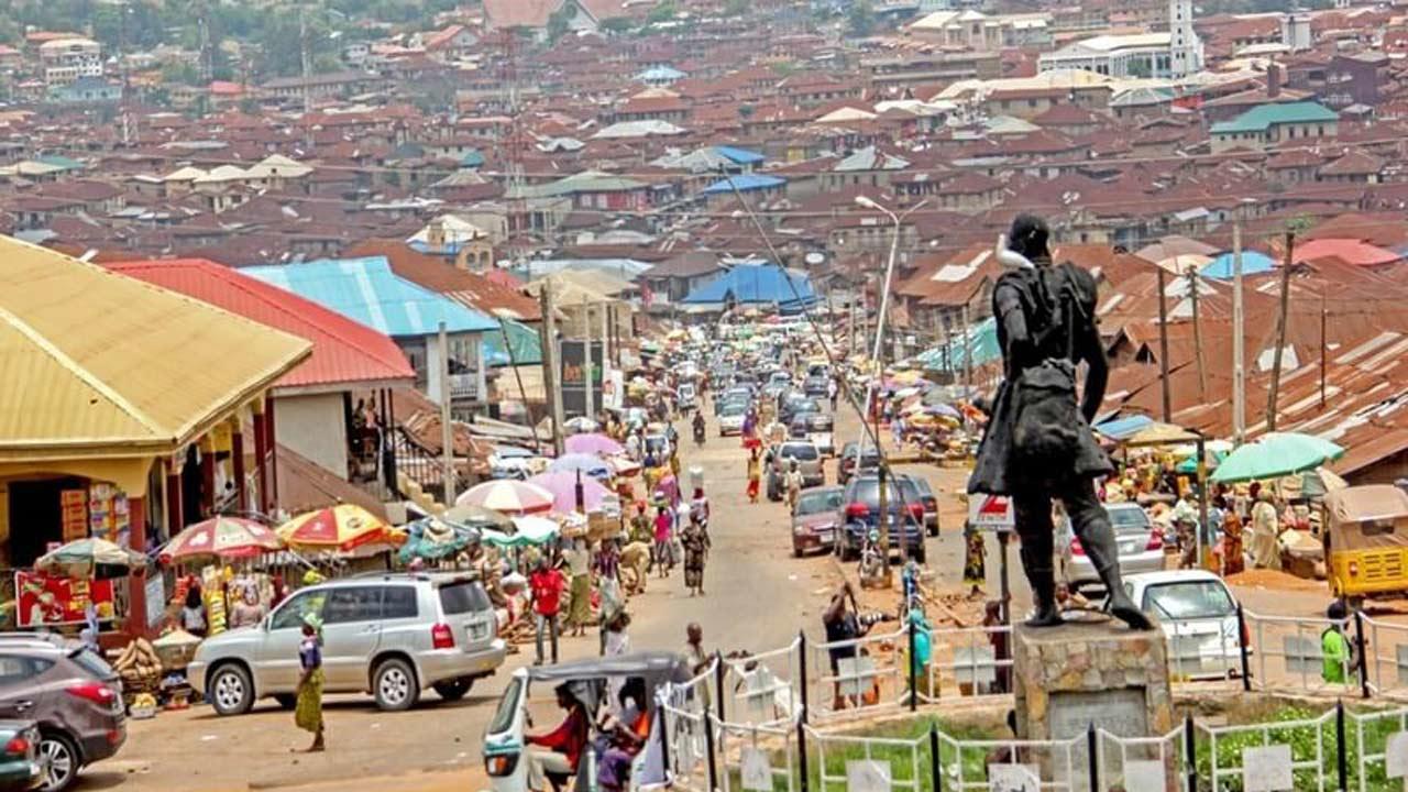 The City of Ibadan in Oyo State, Nigeria