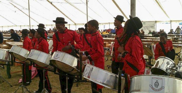 St. Jude Academy Students in Drumming Lessons