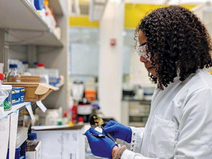 A chemist in the lab