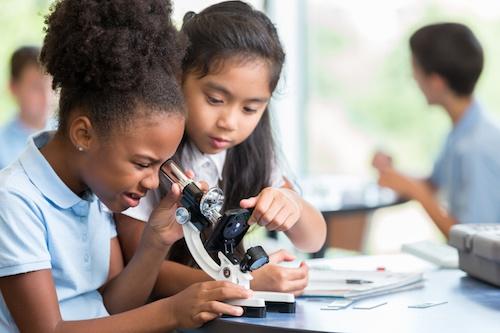 Children in the lab