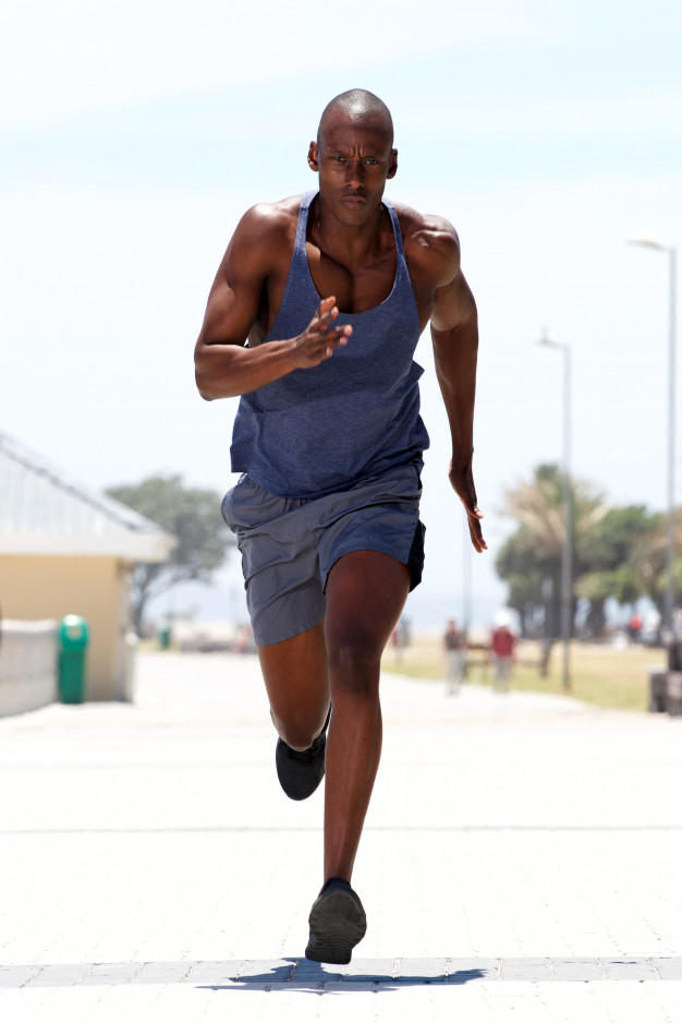 A Man Running 