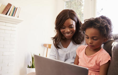 A tutor and a Child