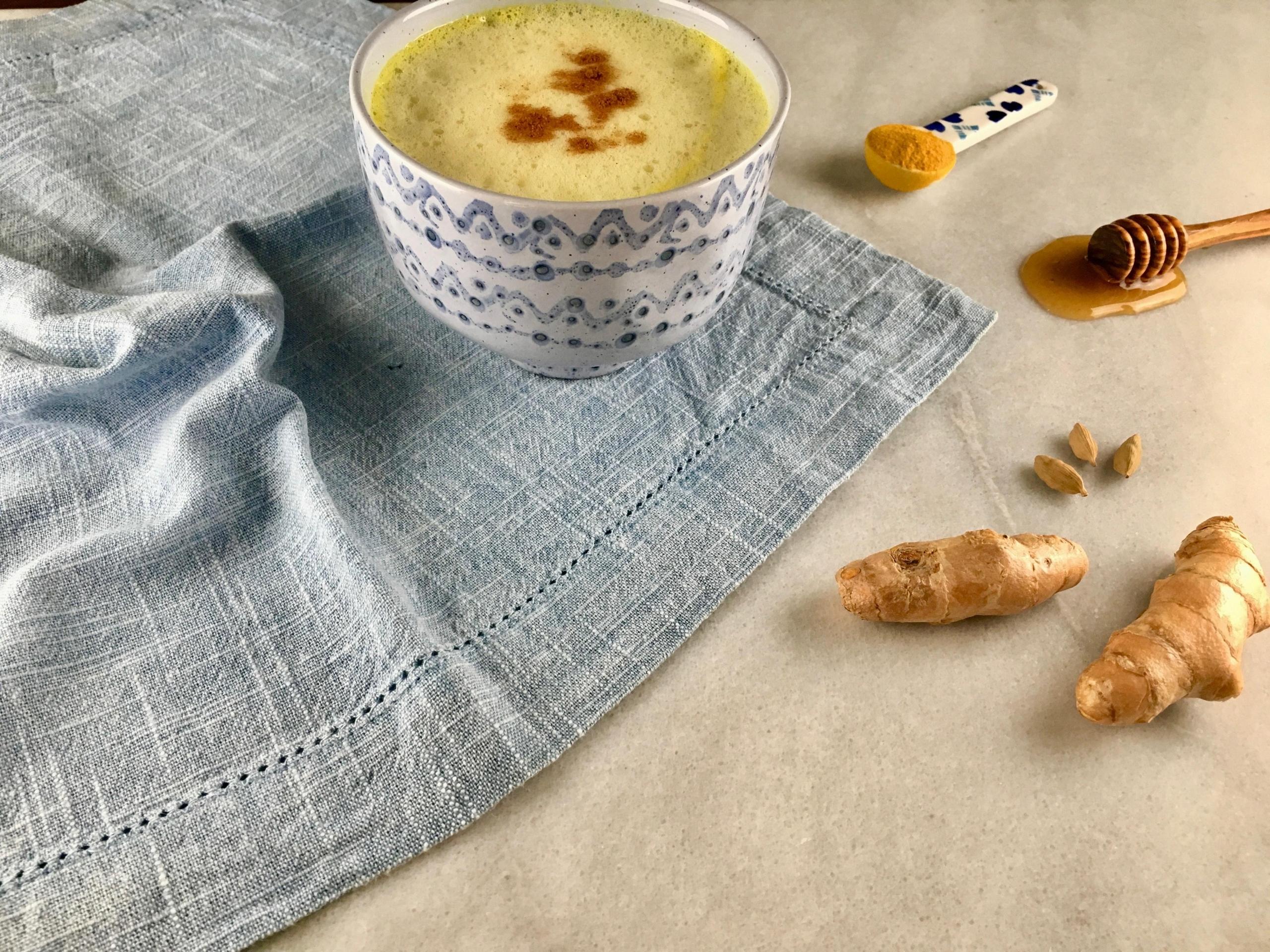 A mixture of honey, turmeric, and garlic.