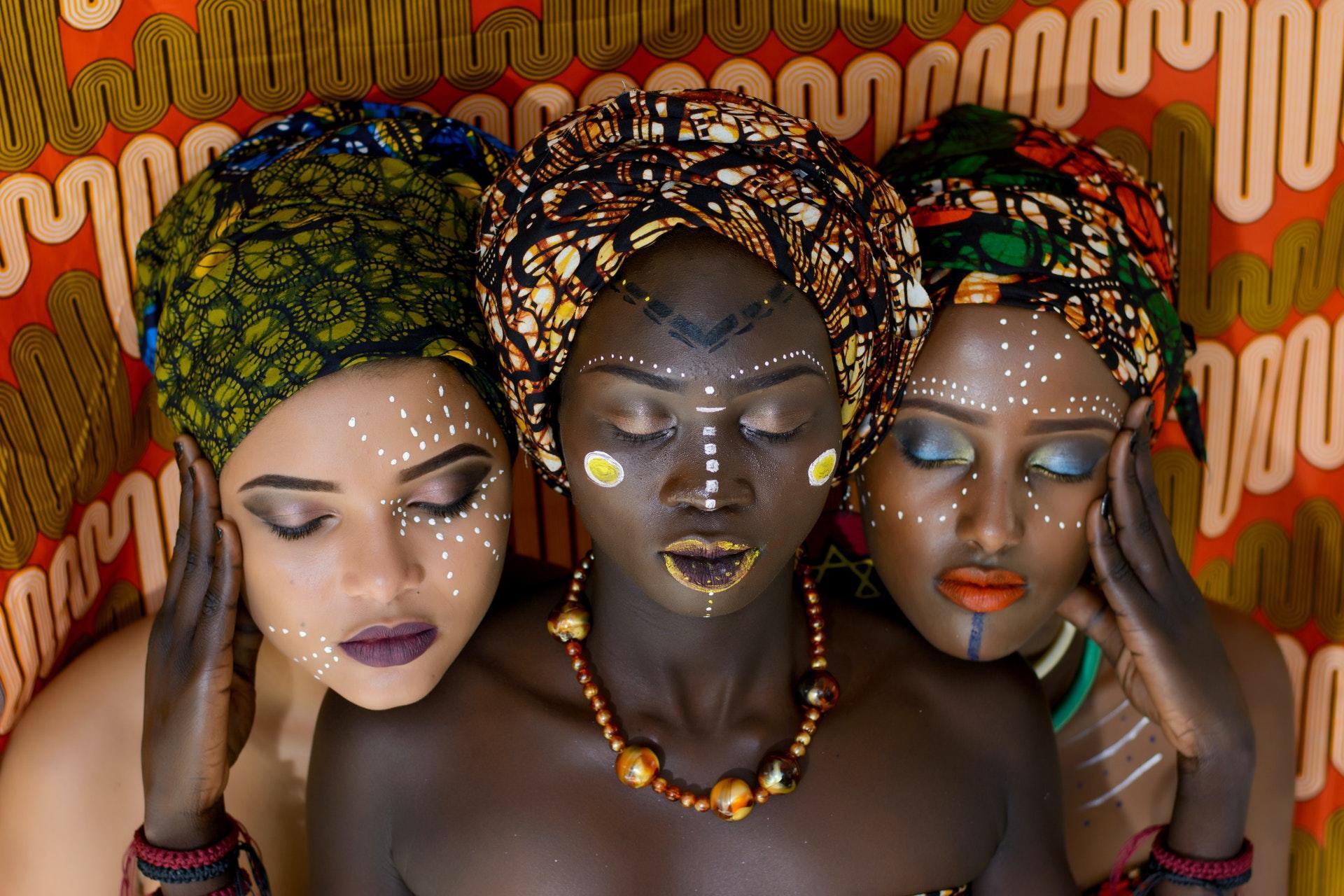 Painting of three women