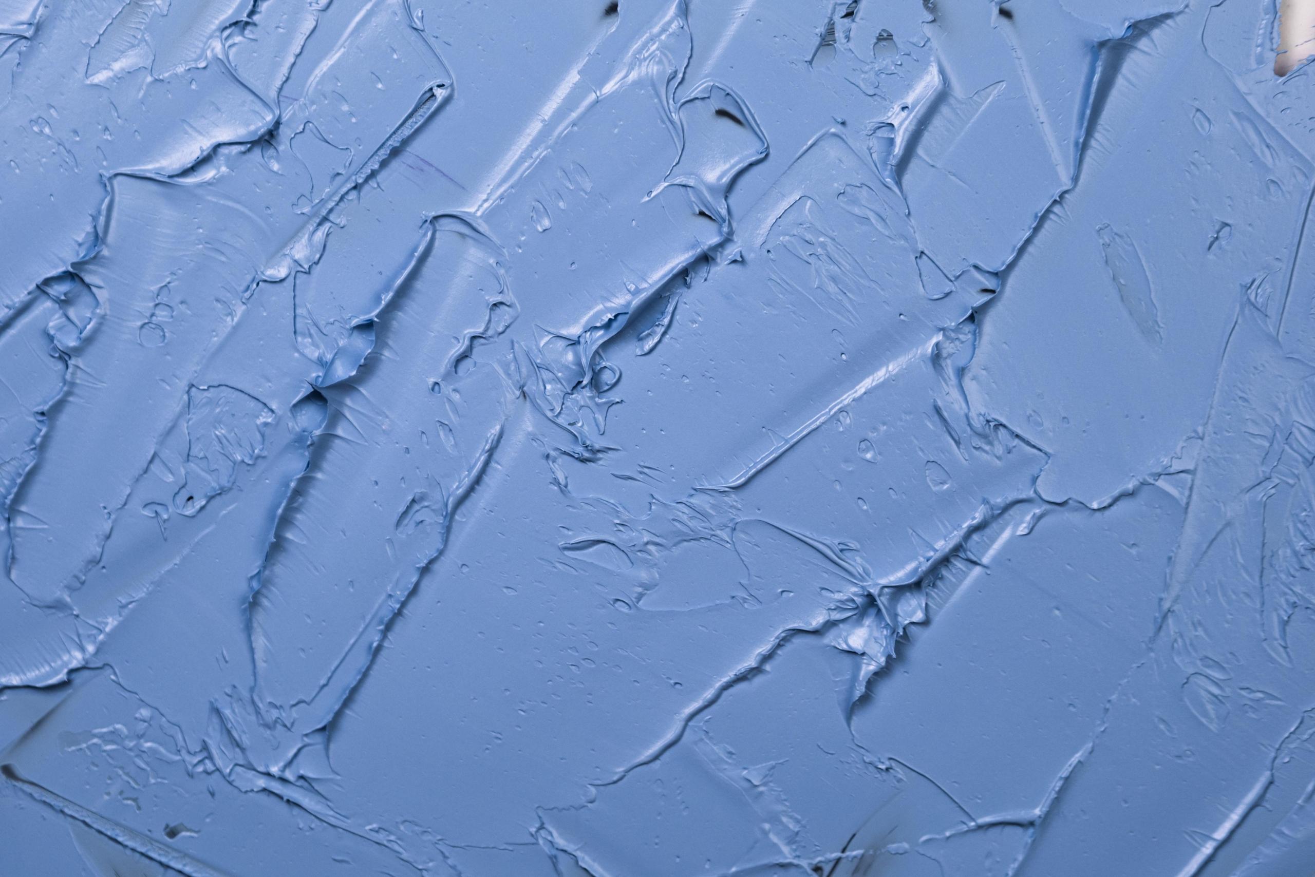 Blue abstract painting