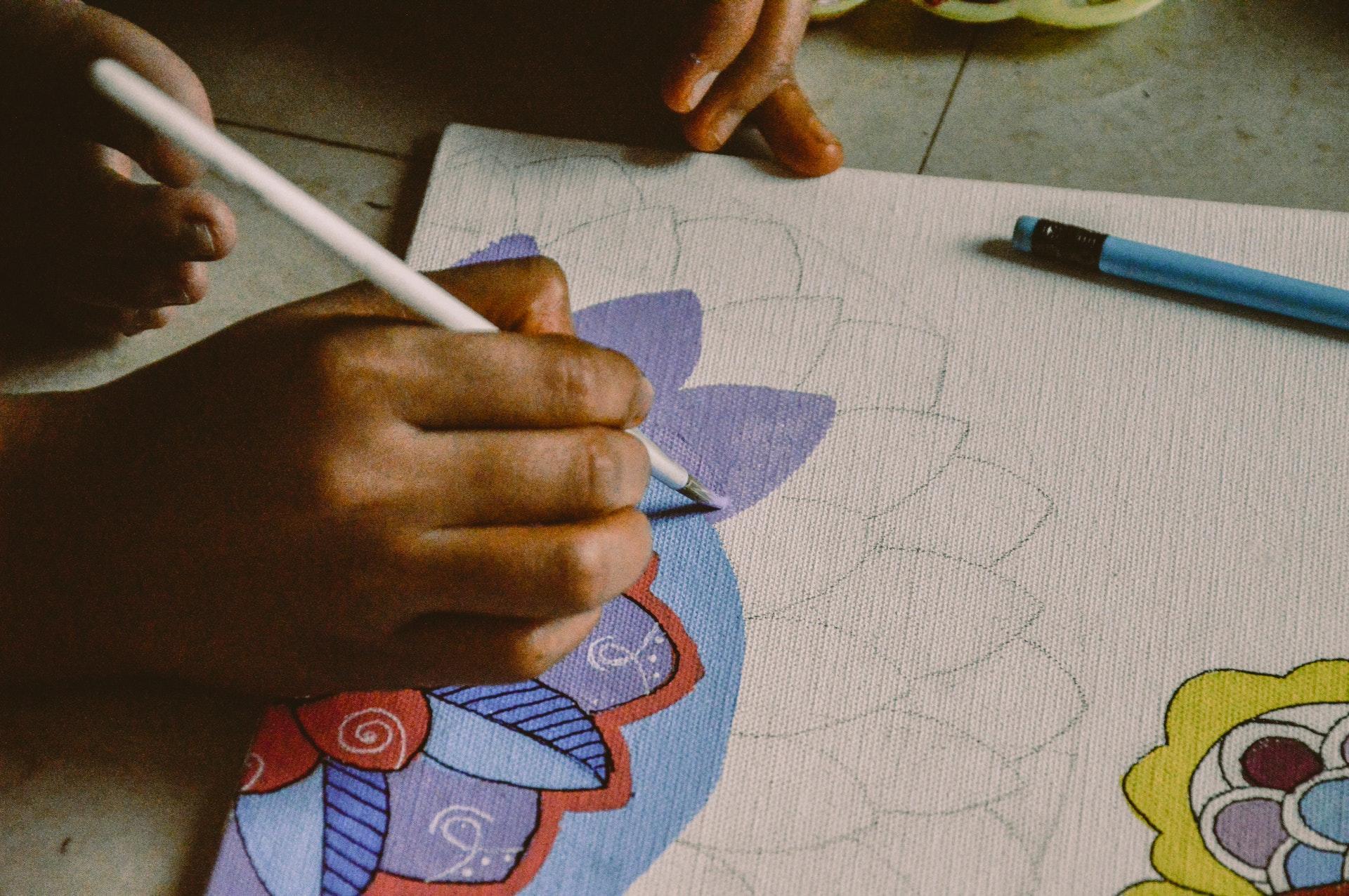 White Paper Painting