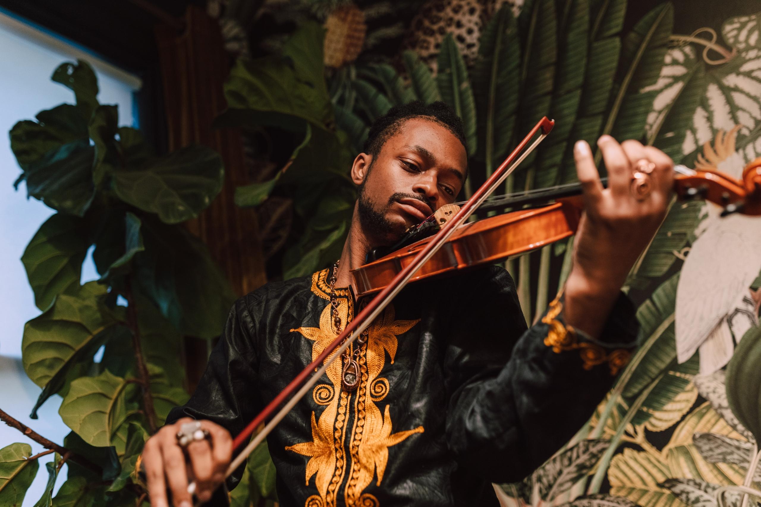 Learning Violin in Nigeria