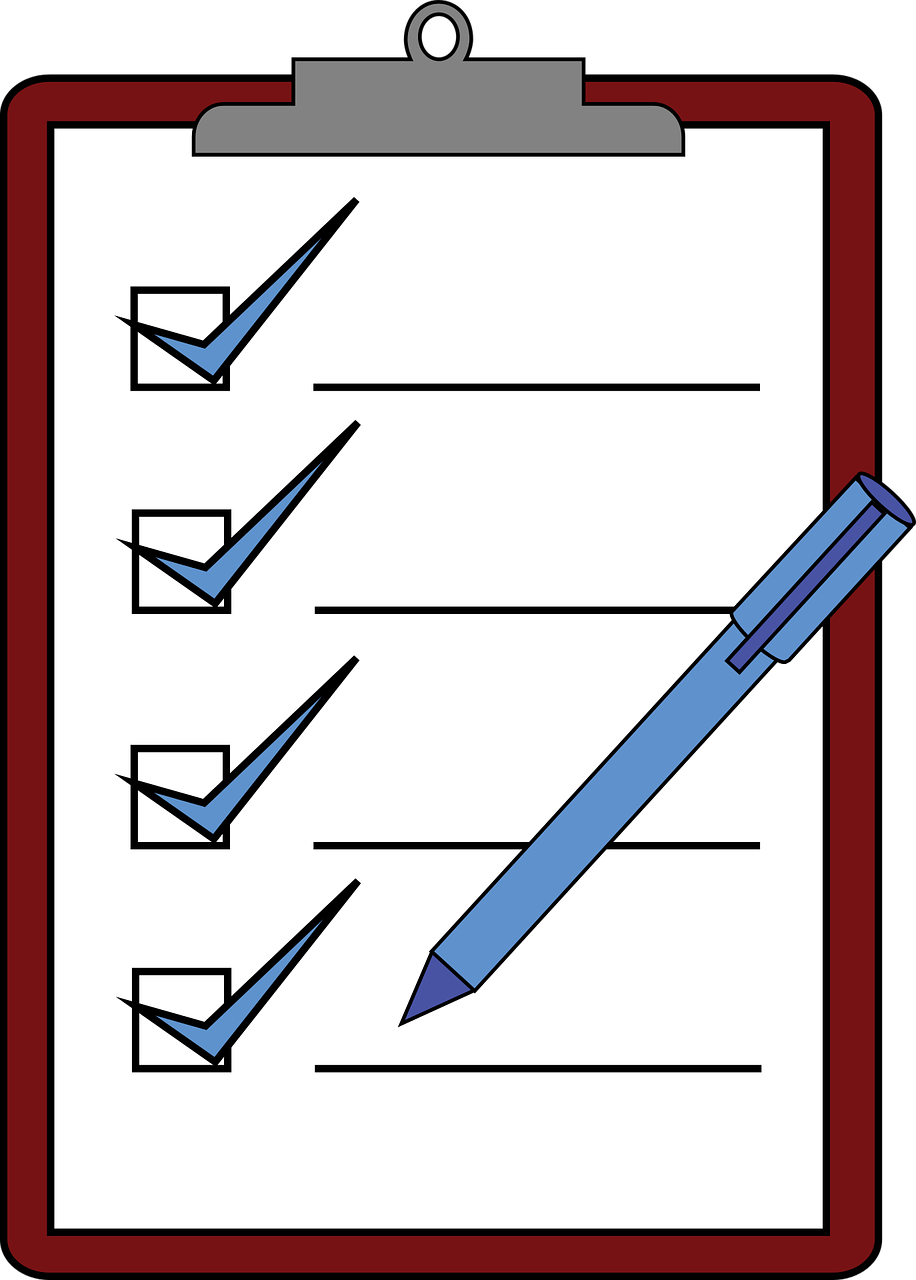 A clipboard