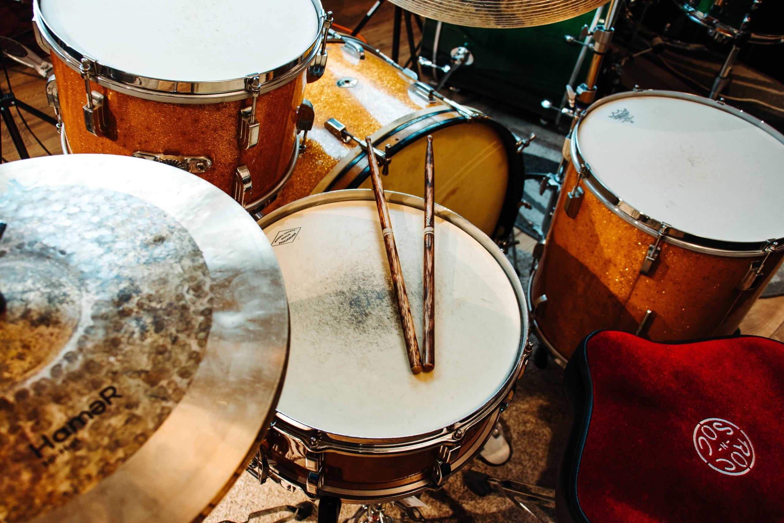 Drums and stick