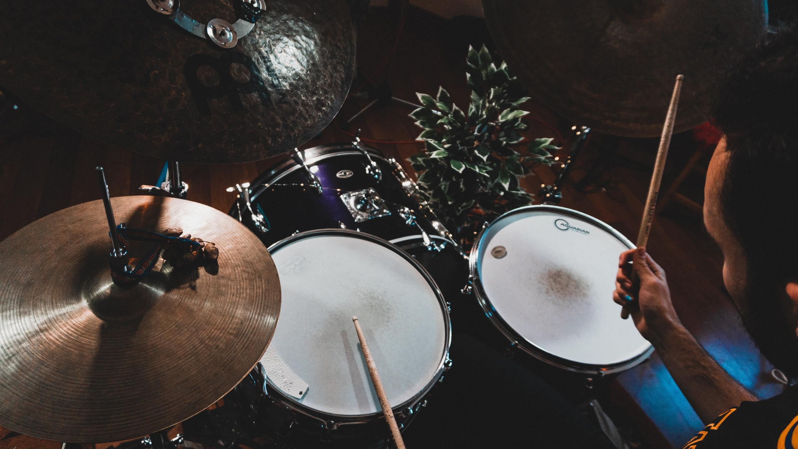 A man playing the drums