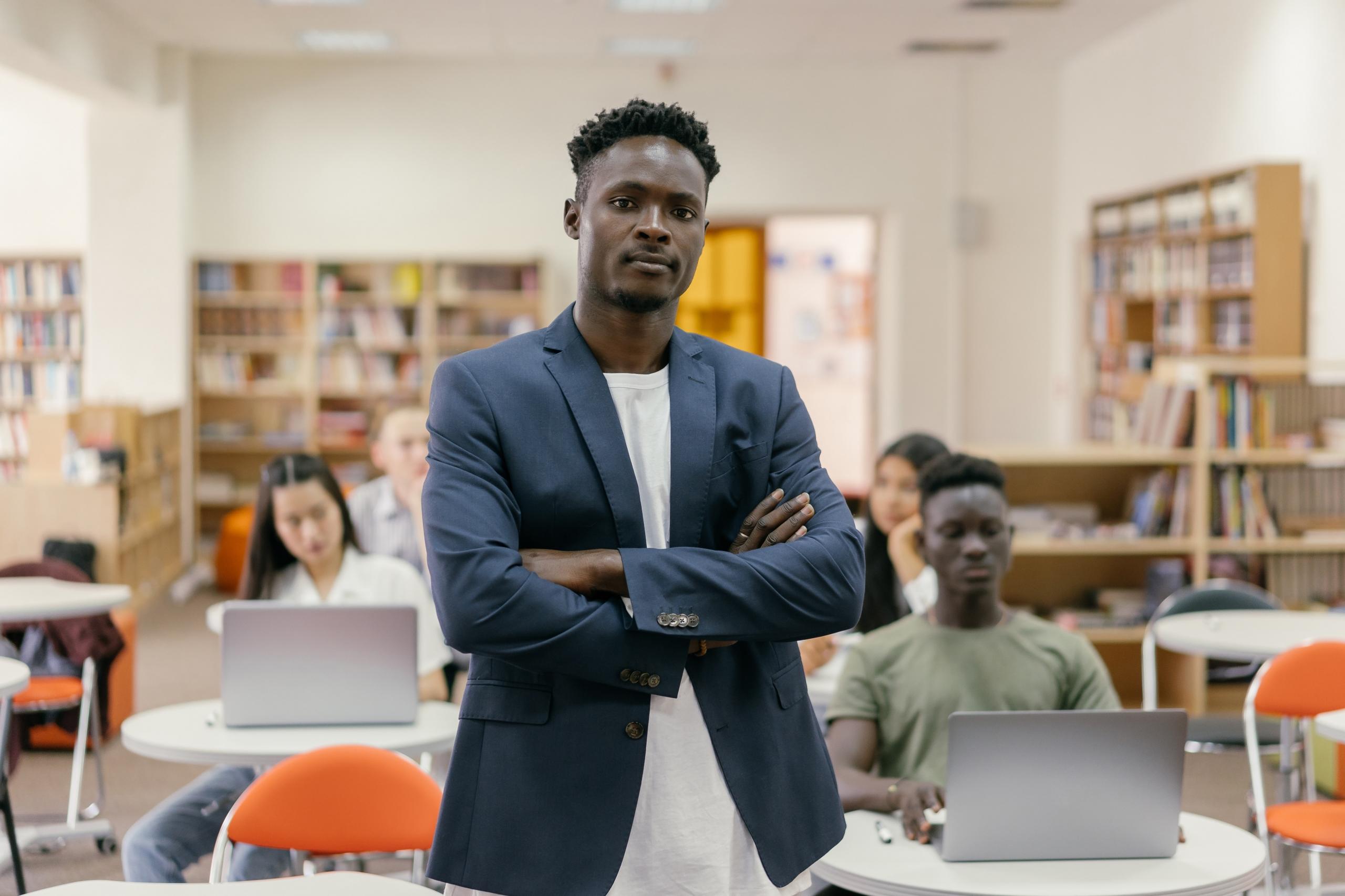 Black teacher