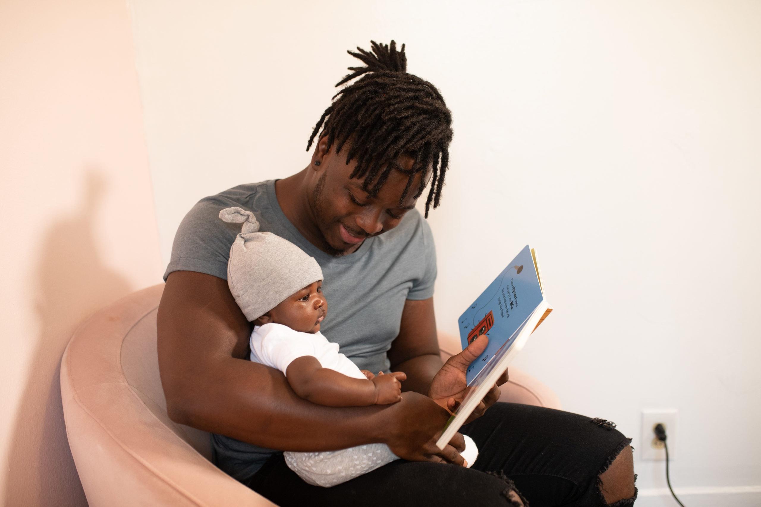 A father and child