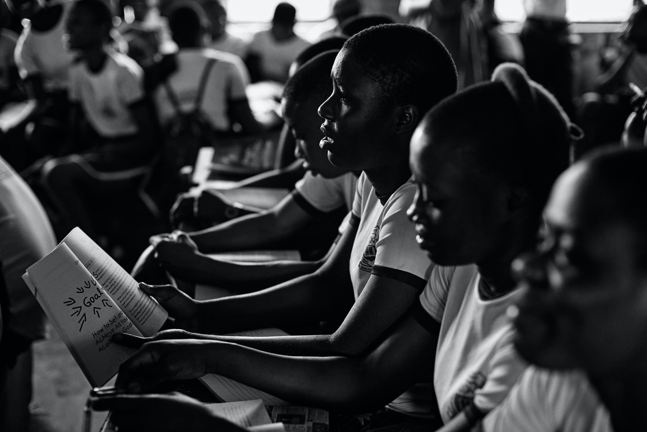 Nigerian pupils in class