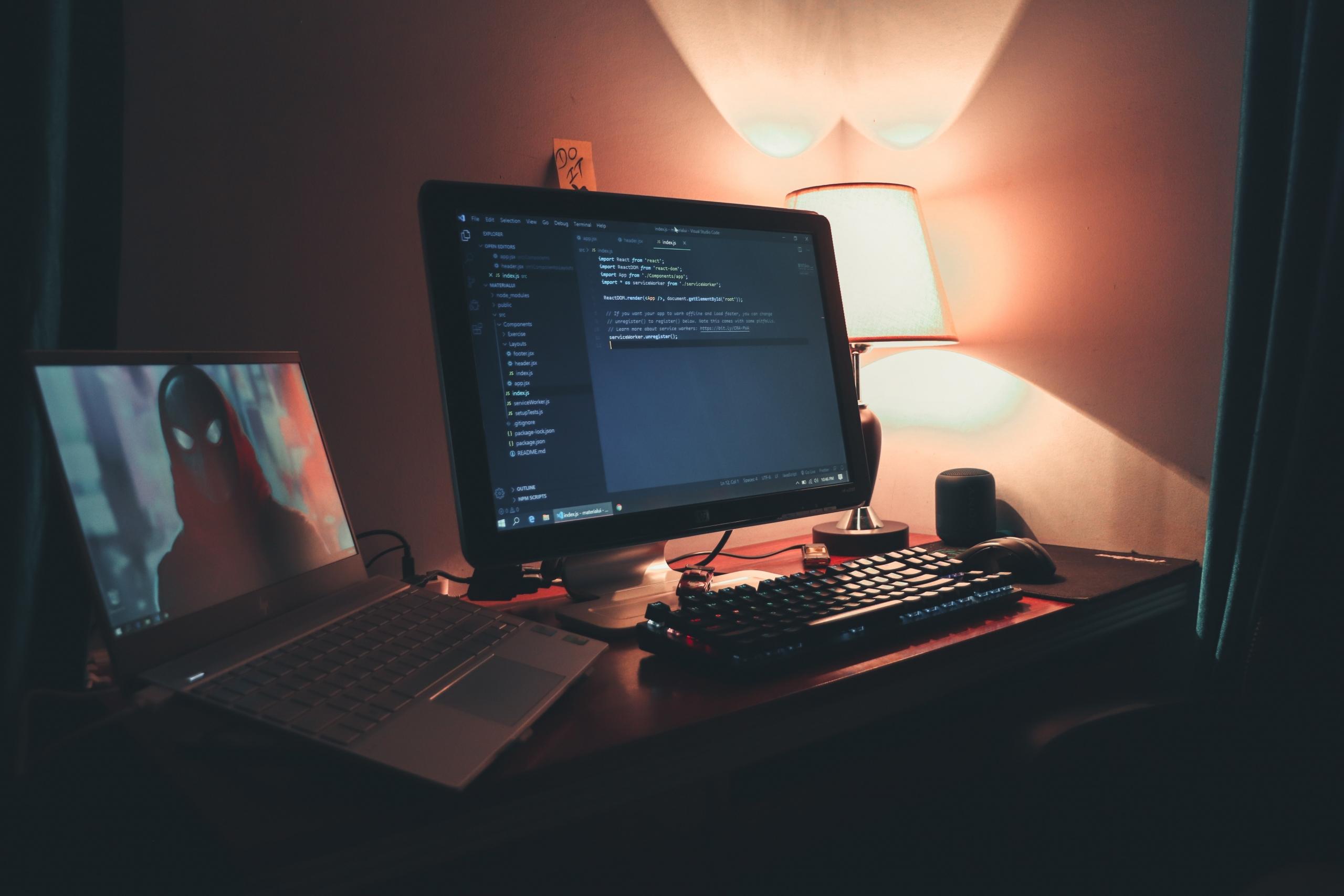 Coding workspace