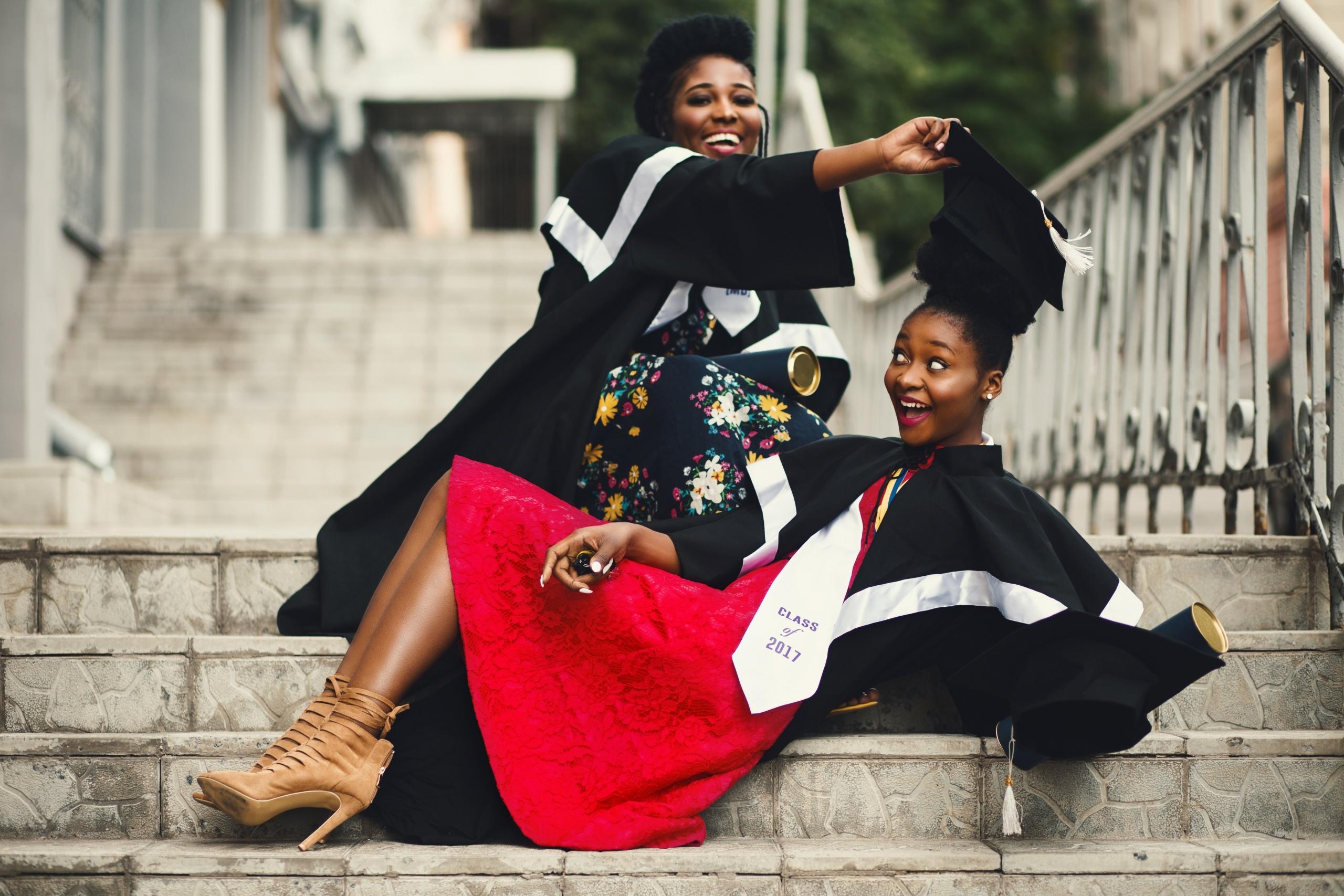 Two female graduates