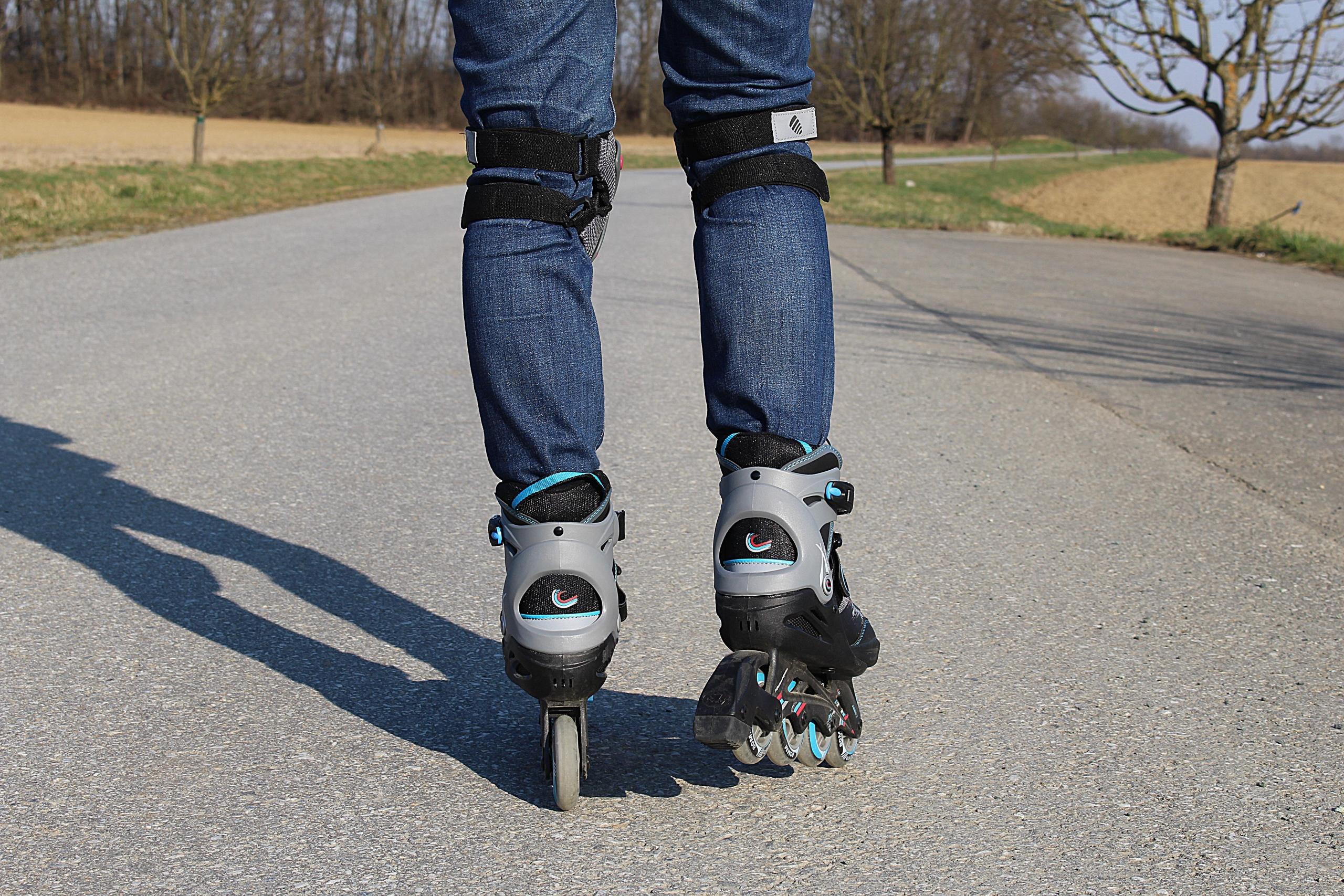  person on rollerskates