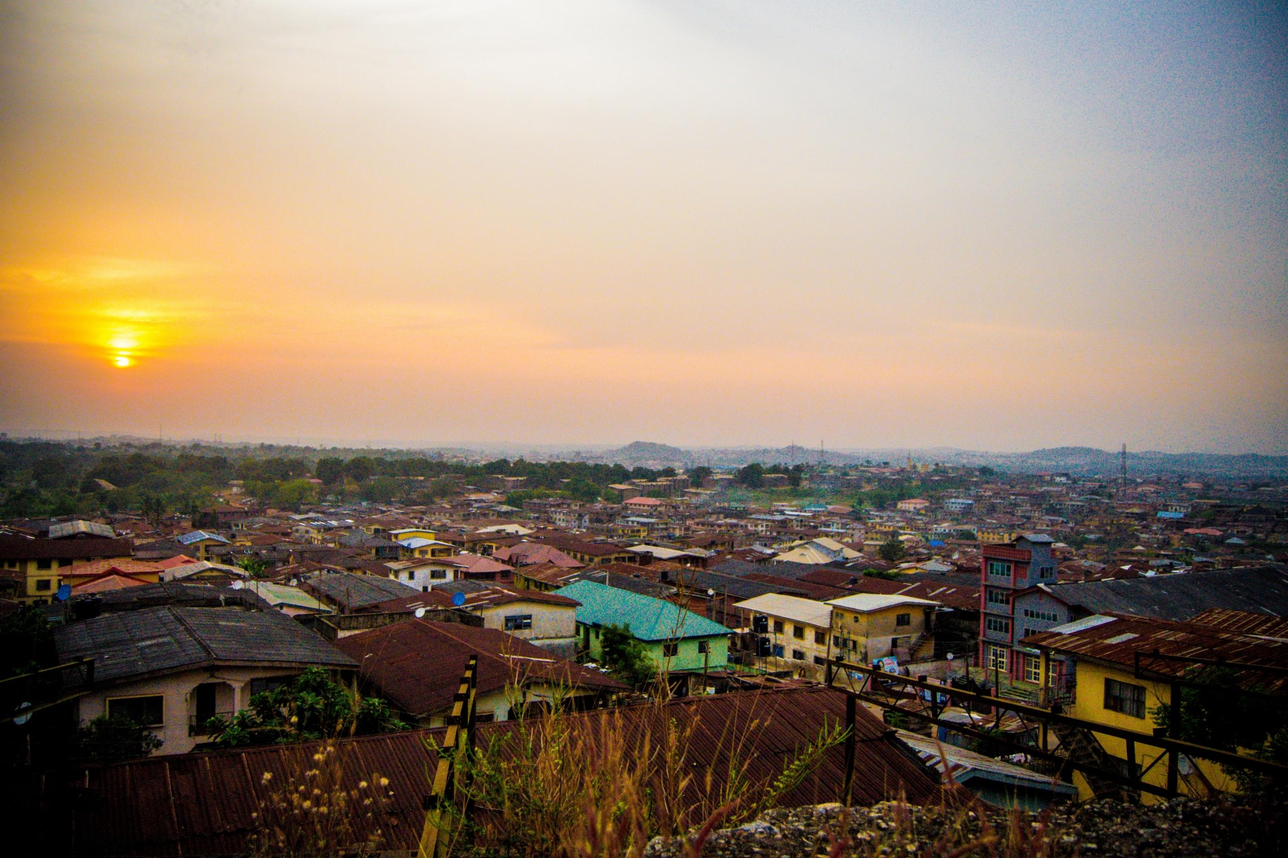 Rusty roofs of Ibadan