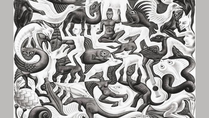 Vormen en dieren komen tot leven in wiskundige kunst