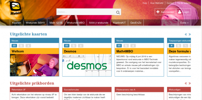De Math4all website helpt om je wiskunde vaardigheid te versterken