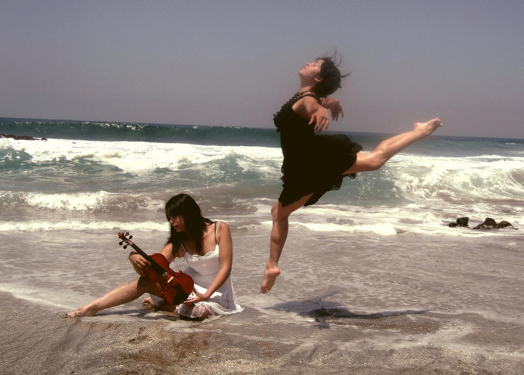 Plezier tijdens vioolles