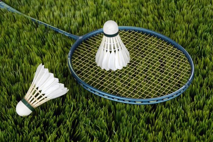 Badminton racket en shuttles