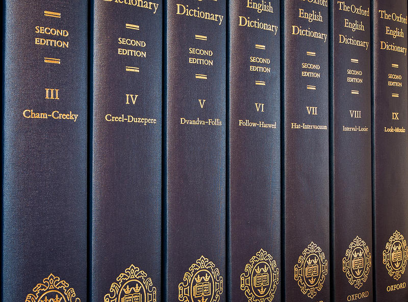 Het Oxford Engelse woordenboek is nog steeds een standaardwerk