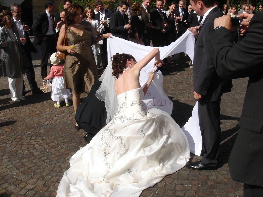 Een Duitse bruiloft kent een aantal tradities