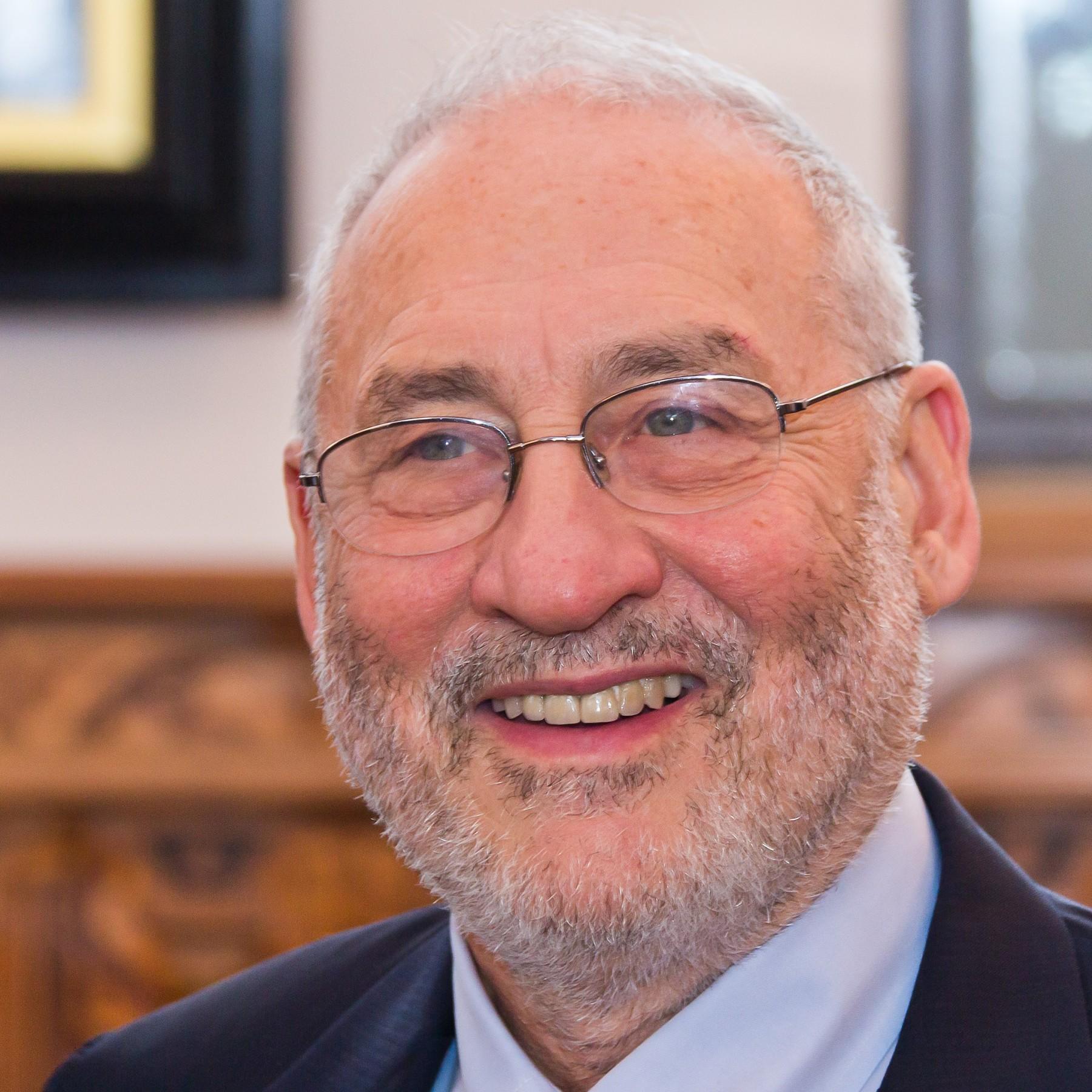 Foto van econoom Joseph Stiglitz, Nobelprijswinnaar