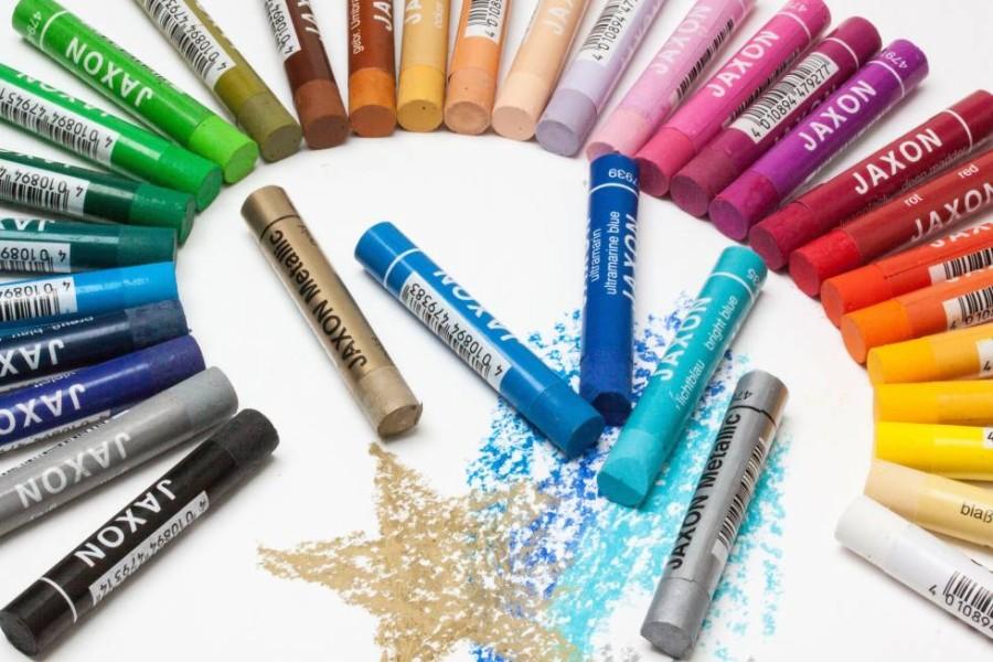 pastelkrijt in allerlei kleuren