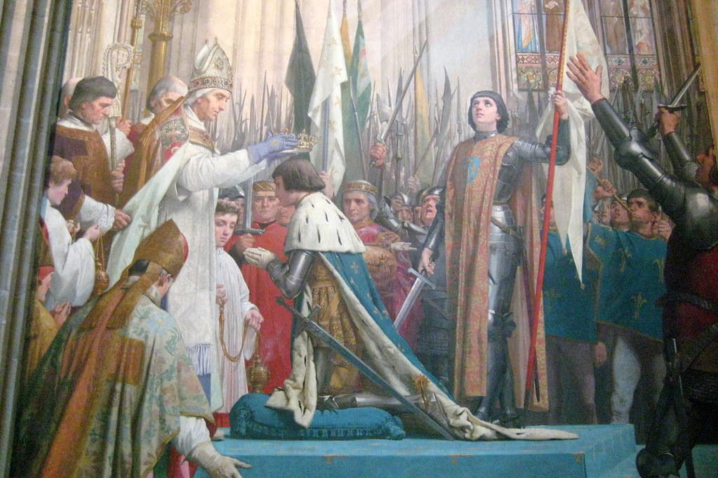 Jeanne d'Arc wordt gezegend
