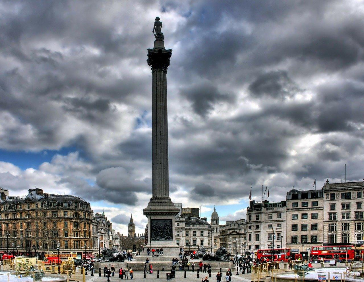 Gedenkteken op Trafalgar Square