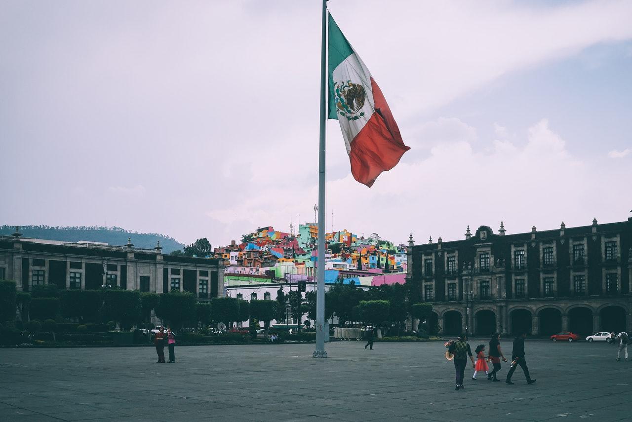 De Mexicaanse vlag.