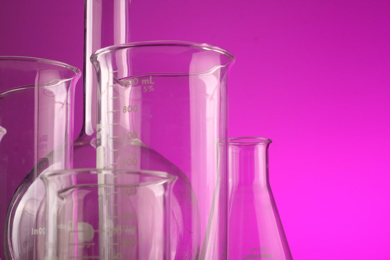 Testmateriaal in een laboratorium.