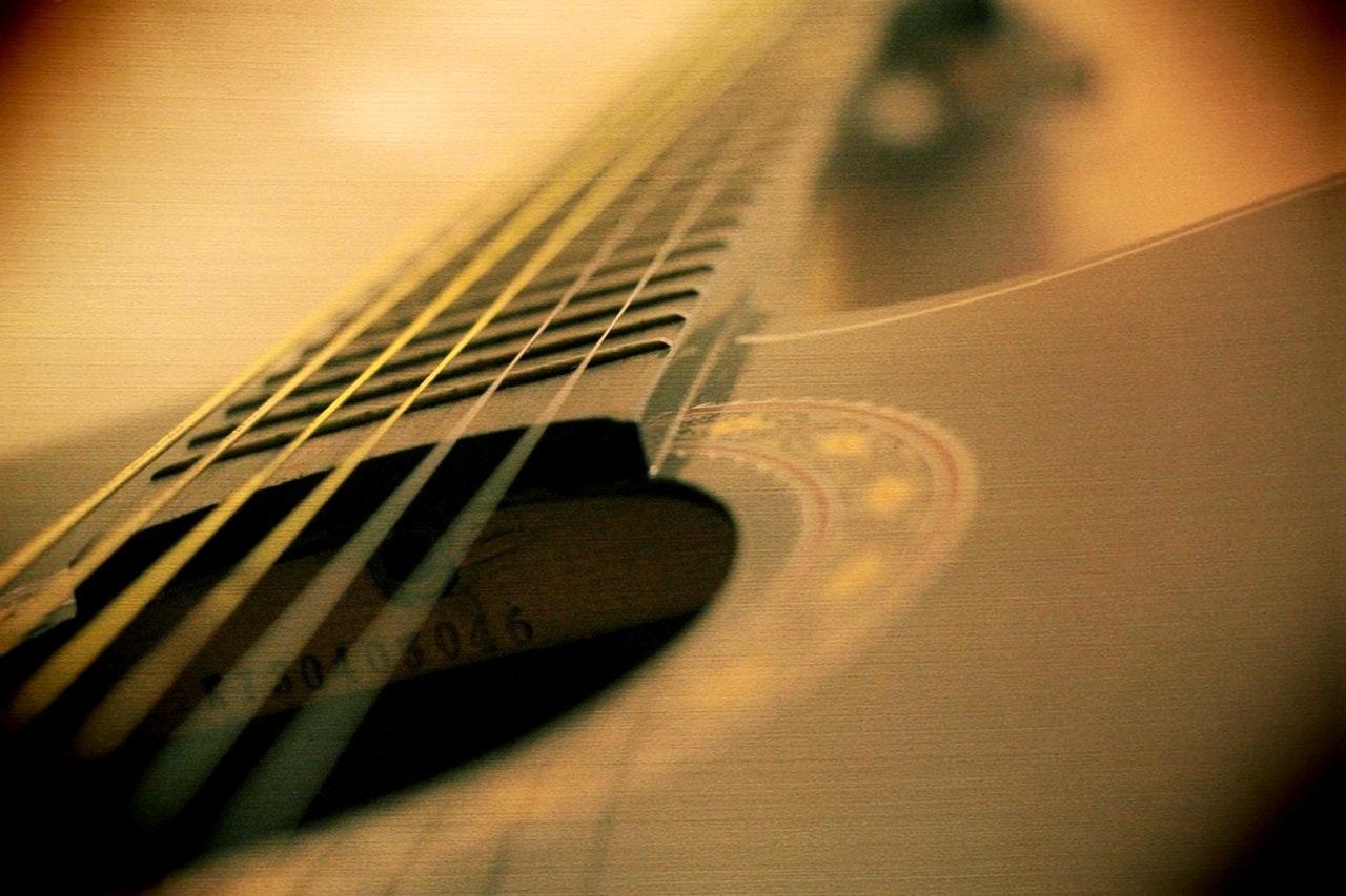 Close-up gitaar
