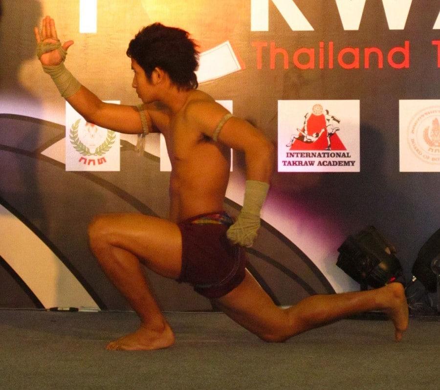 voorbereidingen voor een muay thai gevecht