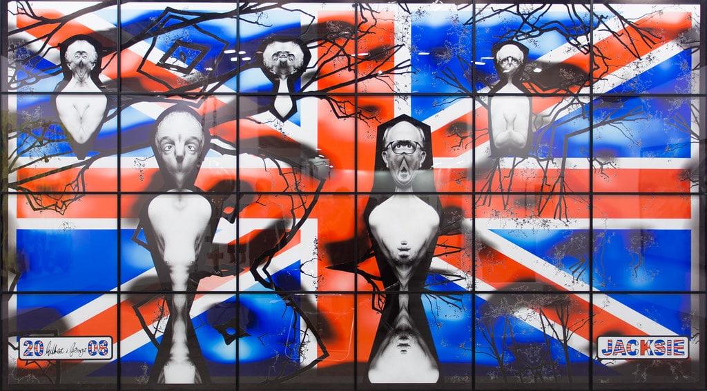 Gilbert & George gebruiken vaak zichzelf als materiaal